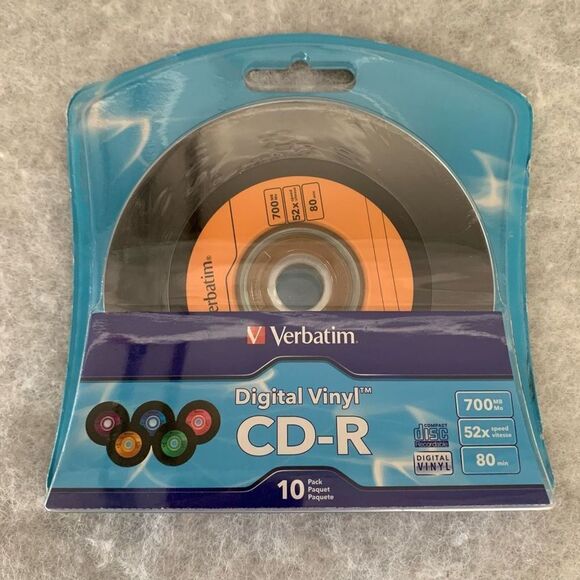 Verbatim Digital Vinyl CD-R 10 Pack *New* - Picture 1 of 6